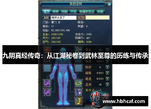 九阴真经传奇：从江湖秘卷到武林至尊的历练与传承